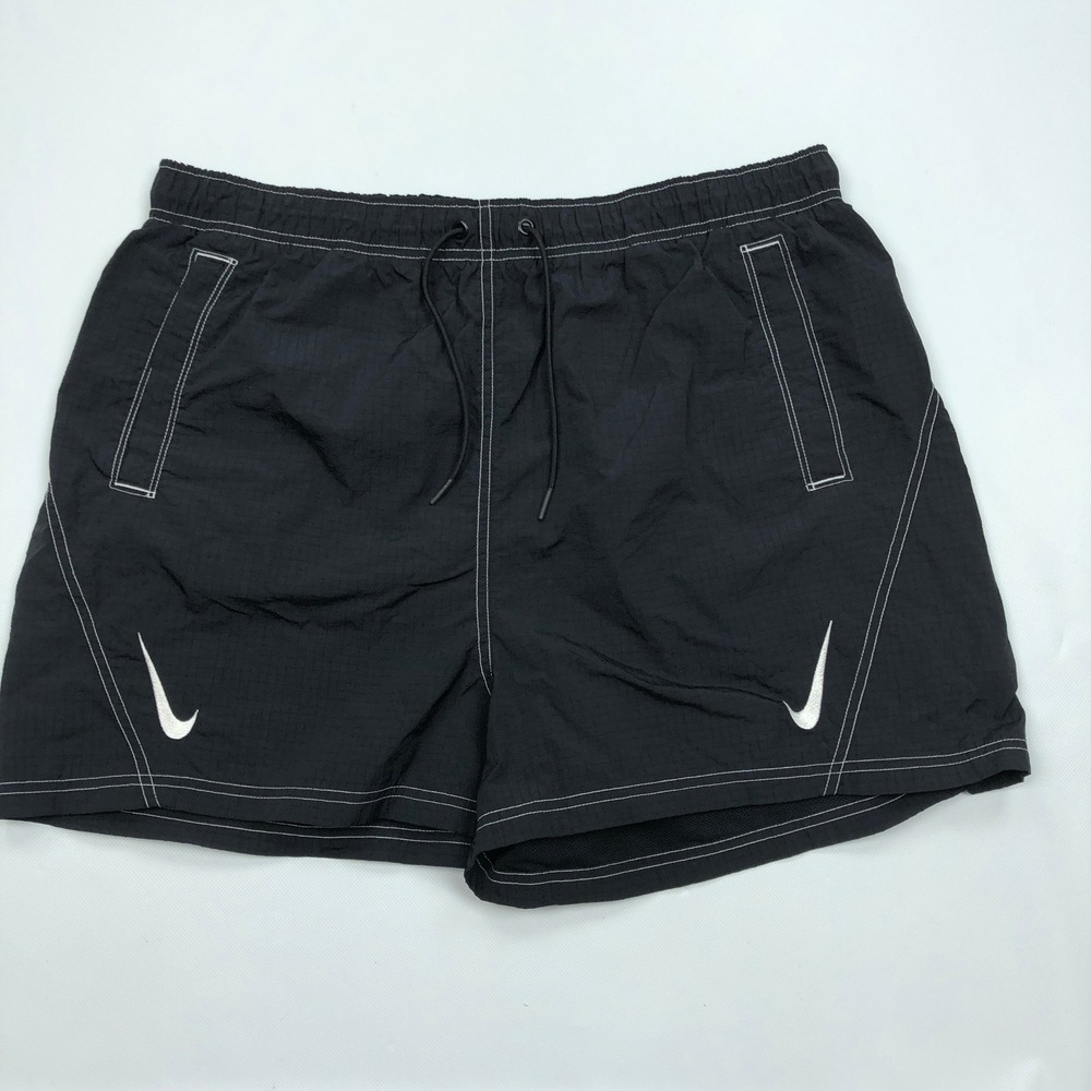 Nike Swoosh Repel Ripstop Shorts Black White XL